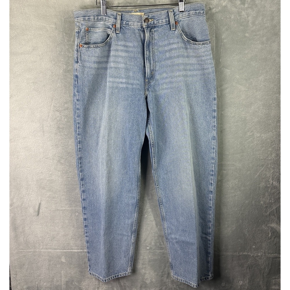 Levi's Dad Jean Women's 32x30 Light Wash Tapered Jeans Blue Denim